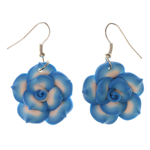 Colorful  Flower Dangle-Earrings #LQE2806