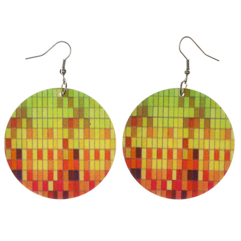 Colorful  Glitter Sparkle Dangle-Earrings #LQE2826