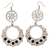 Colorful  Flower Dangle-Earrings #LQE2838