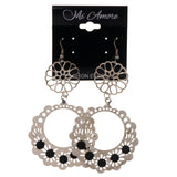 Colorful  Flower Dangle-Earrings #LQE2838