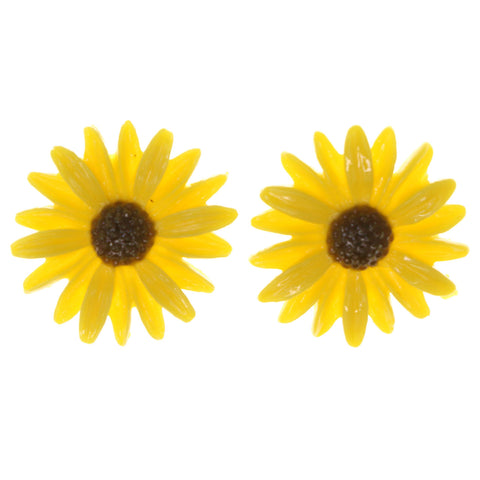 Colorful  Flower Stud-Earrings #LQE2859