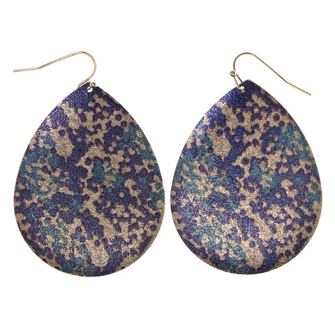 Colorful  Splatter Dangle-Earrings #LQE3002