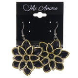 Colorful  Flower Dangle-Earrings #LQE3004