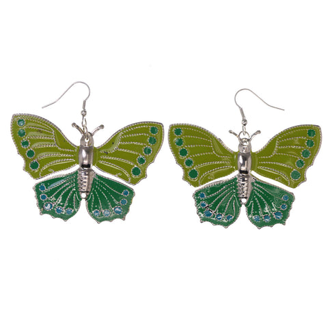 Colorful  Butterfly Dangle-Earrings #LQE3013