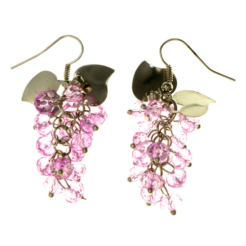 Colorful  Heart Dangle-Earrings #LQE3059