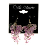 Colorful  Heart Dangle-Earrings #LQE3059