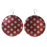 Colorful  Polka Dots Dangle-Earrings #LQE3211