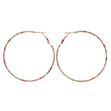 Colorful  Splatter Hoop-Earrings #LQE3230