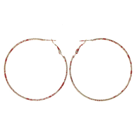 Colorful  Splatter Hoop-Earrings #LQE3230