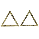 Gold-Tone Metal Stud-Earrings