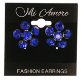 Colorful  Flower Stud-Earrings #LQE3272