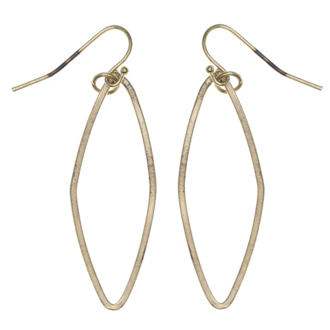 Gold-Tone Metal Dangle-Earrings #LQE3520