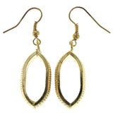 Gold-Tone Metal Dangle-Earrings