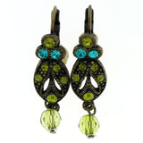 Mi Amore Drop-Dangle-Earrings Brown/Multicolor