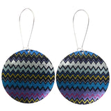 Mi Amore Dangle-Earrings Blue/Silver-Tone
