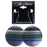 Mi Amore Dangle-Earrings Blue/Silver-Tone