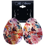 Mi Amore Flower Dangle-Earrings Multicolor/White