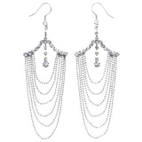 Mi Amore Dangle-Earrings Silver-Tone