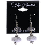 Mi Amore Dangle-Earrings White/Clear