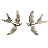 Mi Amore Bird Stud-Earrings Gold-Tone