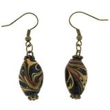 Mi Amore Dangle-Earrings Gold-Tone/Brown