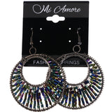 Mi Amore AB Finish   Dangle-Earrings Blue & Green