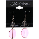 Mi Amore Dangle-Earrings Pink/Clear