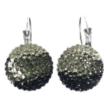 Mi Amore Dangle-Earrings Green/Silver-Tone