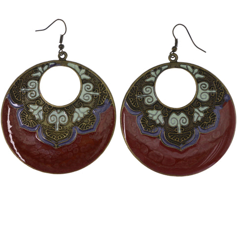 Mi Amore Dangle-Earrings Multicolor/Gold-Tone