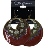 Mi Amore Dangle-Earrings Multicolor/Gold-Tone