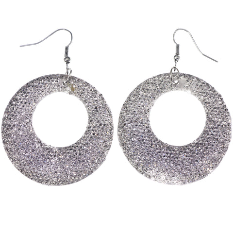 Mi Amore Dangle-Earrings Silver-Tone