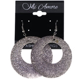 Mi Amore Dangle-Earrings Silver-Tone
