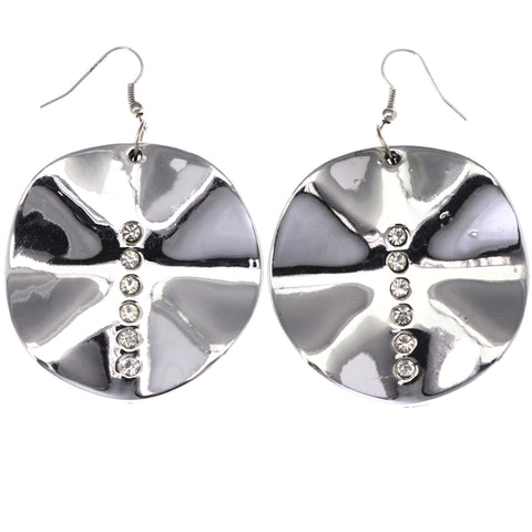 Mi Amore Dangle-Earrings Silver-Tone