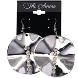 Mi Amore Dangle-Earrings Silver-Tone