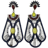 Mi Amore Dangle-Earrings Multicolor/Gold-Tone