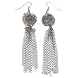 Mi Amore Dangle-Earrings Silver-Tone
