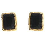 Mi Amore Stud-Earrings Gold-Tone/Black