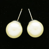 Mi Amore Stud-Earrings White
