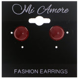 Mi Amore Stud-Earrings Red