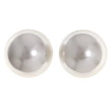 Mi Amore Stud-Earrings White