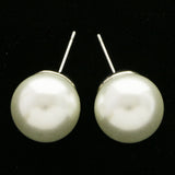 Mi Amore Stud-Earrings White