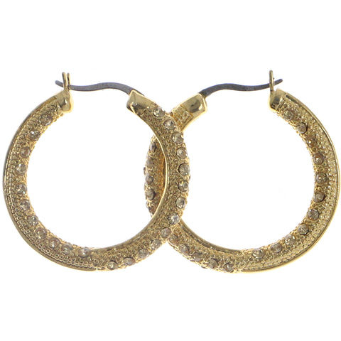 Mi Amore Hoop-Earrings Gold-Tone/Yellow