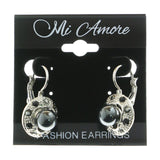 Mi Amore Dangle-Earrings Silver-Tone/Gray