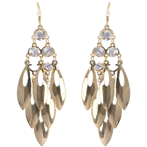 Mi Amore Dangle-Earrings Gold-Tone