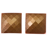 Mi Amore Faceted Sparkle Stud-Earrings Orange
