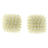 Mi Amore Stud-Earrings White