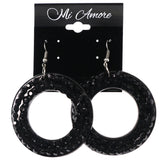 Mi Amore Dangle-Earrings Black