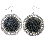Mi Amore Spot Dangle-Earrings Silver-Tone/Black