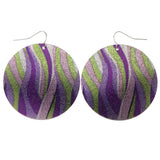 Mi Amore Dangle-Earrings Purple/Green