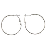 Mi Amore Hoop-Earrings Silver-Tone